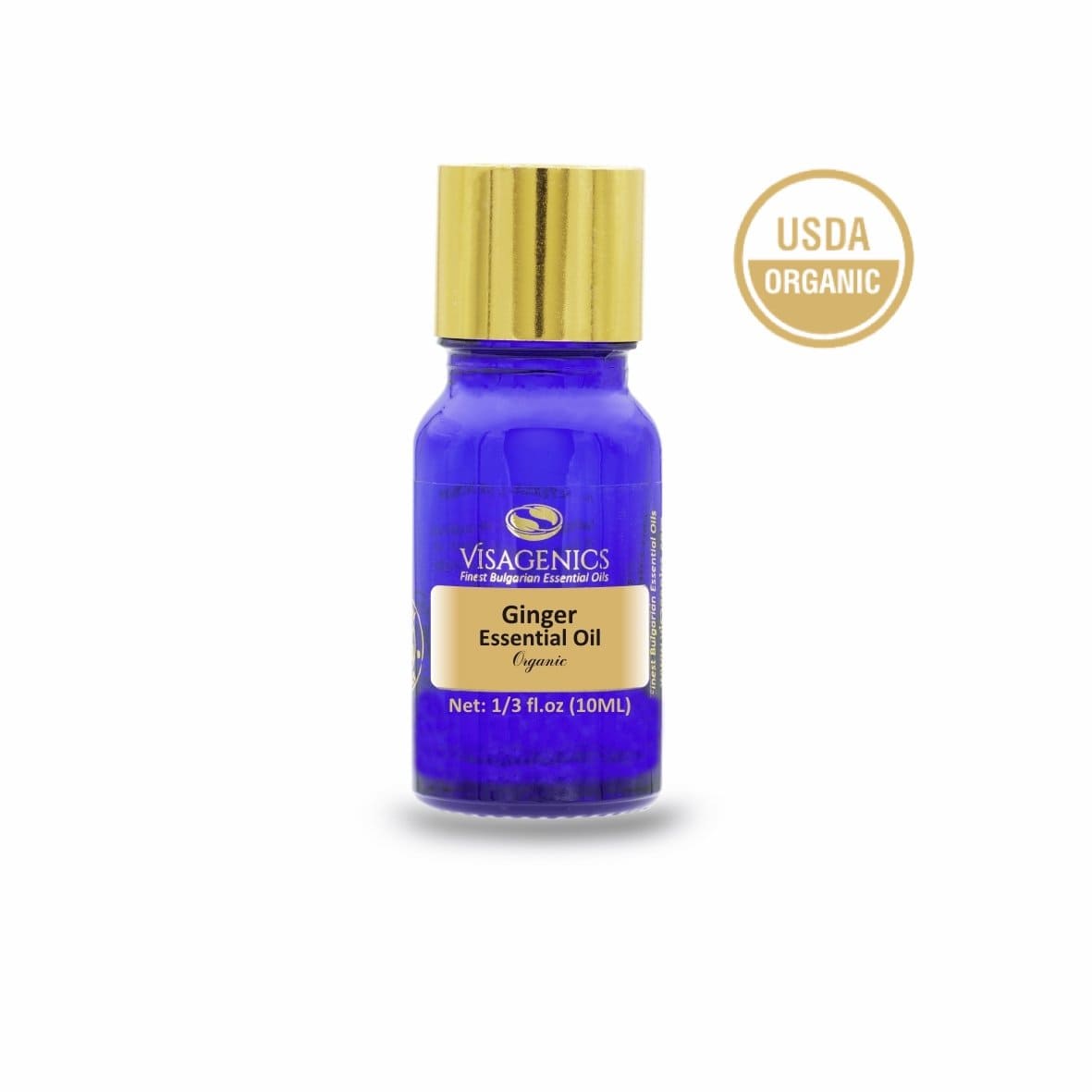 Ginger Essential Oil | USDA Organic | Premium Quality | 100% Pure