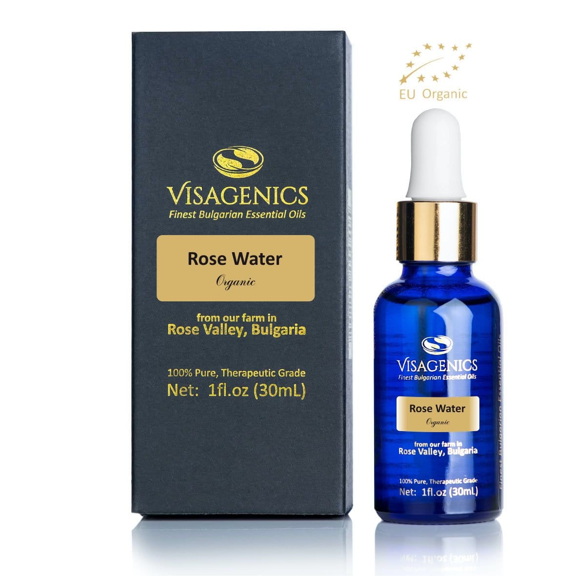 Organic Rose Water | Bulgarian | Visagenics