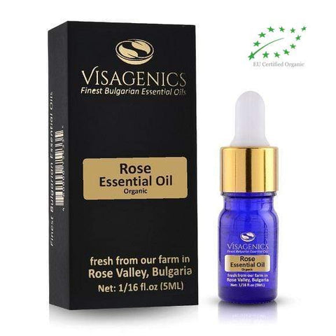 Rose Essential Oil | EU Certified Organic | 100% Pure | Highest Grade ROSE OTTO